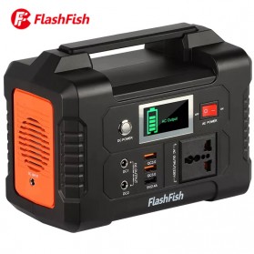 FlashFish Power Supply Station Generator 200W 40800mAh - E200 - Black/Orange - 1
