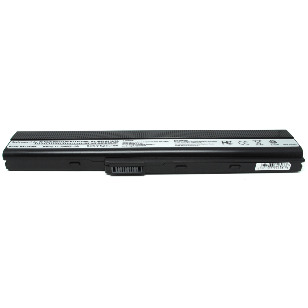 baterai asus a52 a31 k52 6 cell oem black baterai asus a52 a31 k52 6 cell oem black
