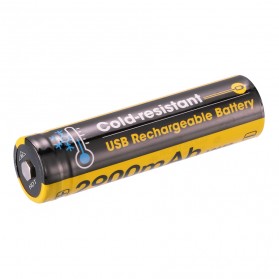 NITECORE 18650 Baterai Li-ion Micro USB Charging Cold-resistant 2900mAh 3.6V -
