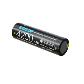 NITECORE 21700 Baterai Li-ion 4200mAh 3.6V 8A MAX - NL2142LTP - Black - 3