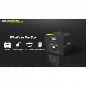 Nitecore Smart Power Station Portable Outdoor 518Wh 144000mAh - NES500 - Black - 10