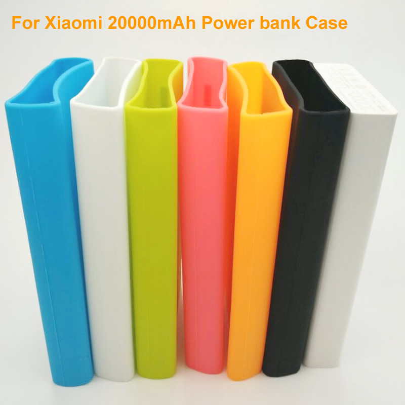 Silicone Case Cover for Xiaomi Power Bank 20000mAh - Black 