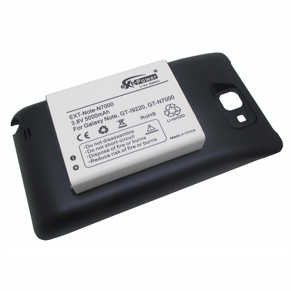 Ext Power Extended Battery 5000mah For Samsung Galaxy Note N7000 Ext Note I N7000 Xl Black Jakartanotebook Com