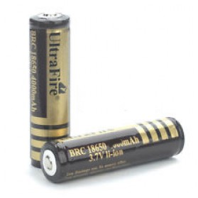 Trustfire Baterai Li-ion 18650 Protection Board 6000mAh 3.7V  Button Top - BRC18650 - Black - 2