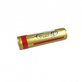 Trustfire Baterai Li-ion 18650 Protection Board 6000mAh 3.7V  Button Top - BRC18650 - Golden