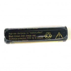 TrustFire Baterai Li-ion 18650 Protection Board 6000mAh 3.7V Flat Top - BRC 18650 - Golden - 3