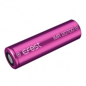 Efest Purple IMR 20700 Li-Mn Battery 3100mAh 3.7V 30A with Flat Top -