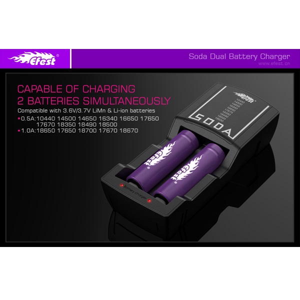 efest soda universal dual slot battery charger black jakartanotebook efest soda universal dual slot battery charger black jakartanotebook