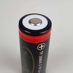 TrustFire Baterai Li-ion 26650 5000 mAh 3.7V Button Top - Black - 4