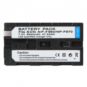 Baterai Kamera Sony NP-F960 NP-F970 - Black - 3