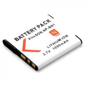 Baterai Kamera Sony Cyber-shot NP-BN NP-BN1 DSC-J20 (Replika 1:1) - Black