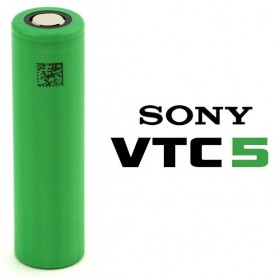 Sony VTC5 18650 Lithium Ion Cylindrical Battery 3.6V 2600mAh - Green - 1