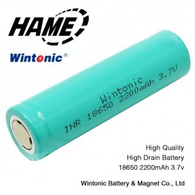 WINTONIC Baterai 18650 INR 3.7V 2200mAh Flat Top - Multi-Color