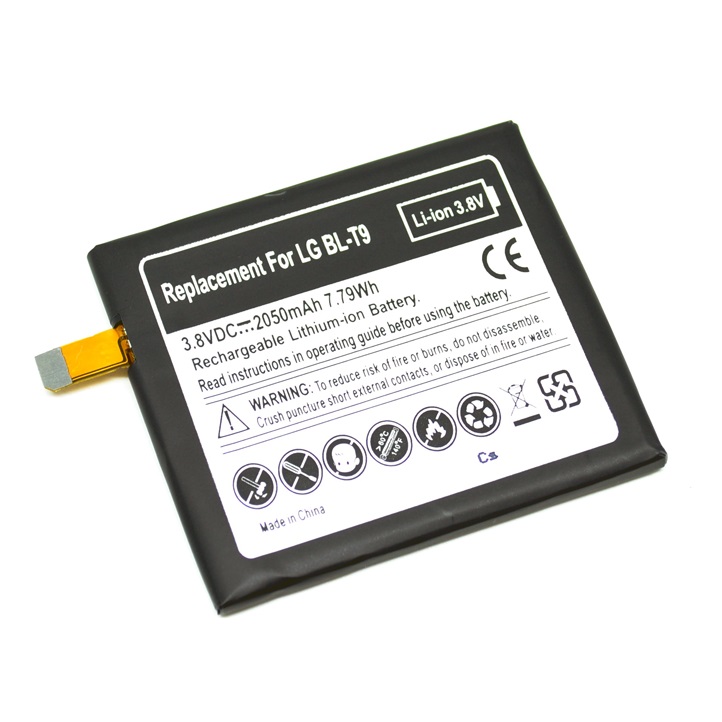 Battery Replacement for LG Nexus 5 / D820 / D821 2050mAh 3.8V Black