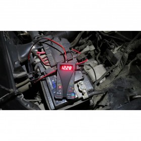 Motopower Tester Baterai Digital Voltmeter Analyzer 12V - CNBJ-805 - Black - 6