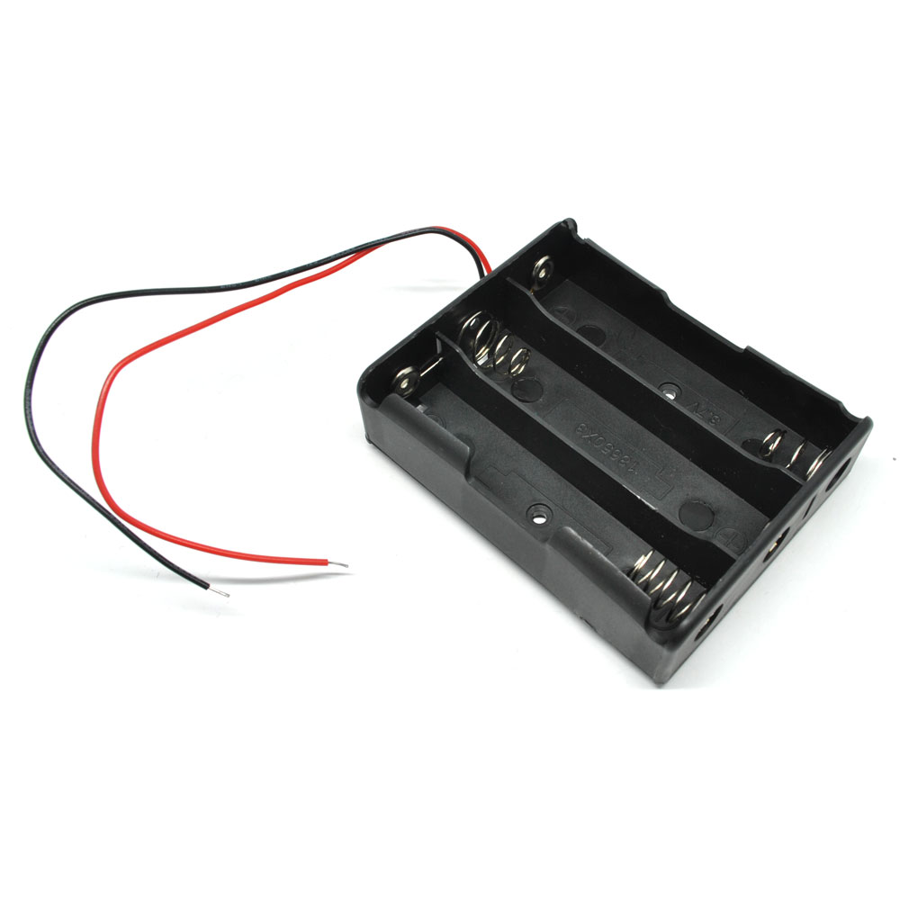 DIY 18650 Cell Charger Without Lid 3 Cell - BC-003 - Black 