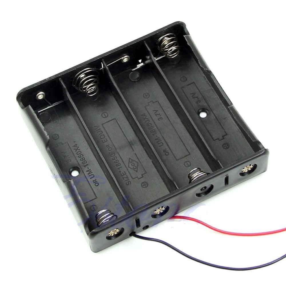 DIY 18650 Cell Charger Without Lid 4 Cell - BC-004 - Black ...