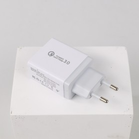 OLAF Charger USB Fast Charging QC 3.0 4 Port 48 W - BK-376 - White - 5