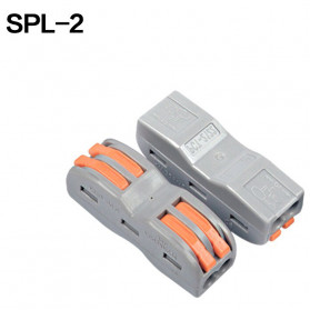 Guillermo Terminal Block Konektor Sambungan Kabel Listrik Plug-in Wire Connector - PCT-222 - Gray