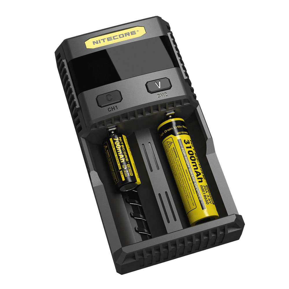 nitecore superb speedy battery charger 2 slot 3a for li ion and nimh sc2 black nitecore superb speedy battery charger 2 slot 3a for li ion and nimh sc2 black