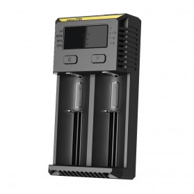 Nitecore Intellicharger Universal Battery Charger 2 Slot for Li-ion and NiMH - New i2 - Black - 1