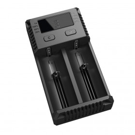 Nitecore Intellicharger Universal Battery Charger 2 Slot for Li-ion and NiMH - New i2 - Black - 4