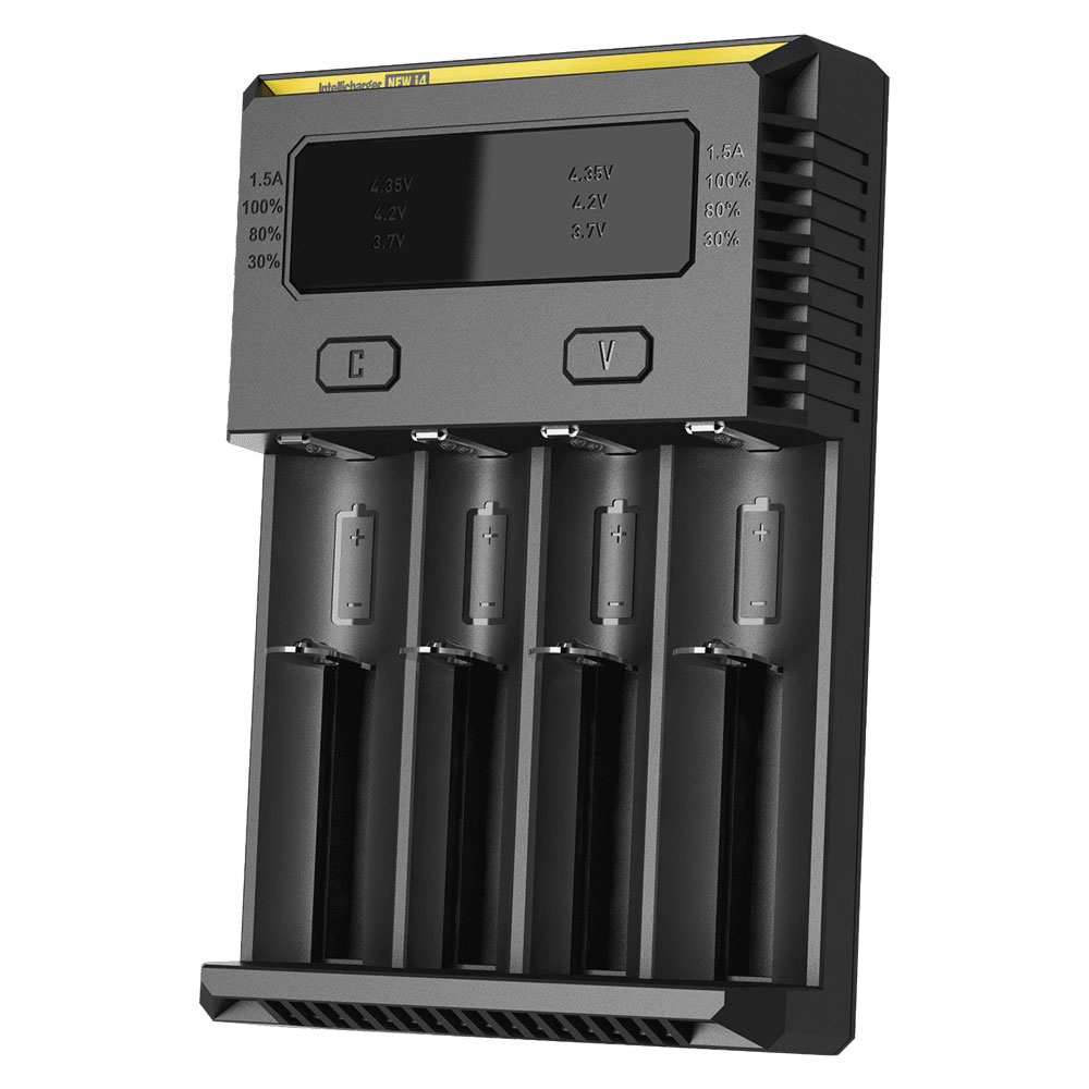 Nitecore Intellicharger Universal Battery Charger 4 Slot For Li Ion And Nimh New I4 Black Jakartanotebook Com