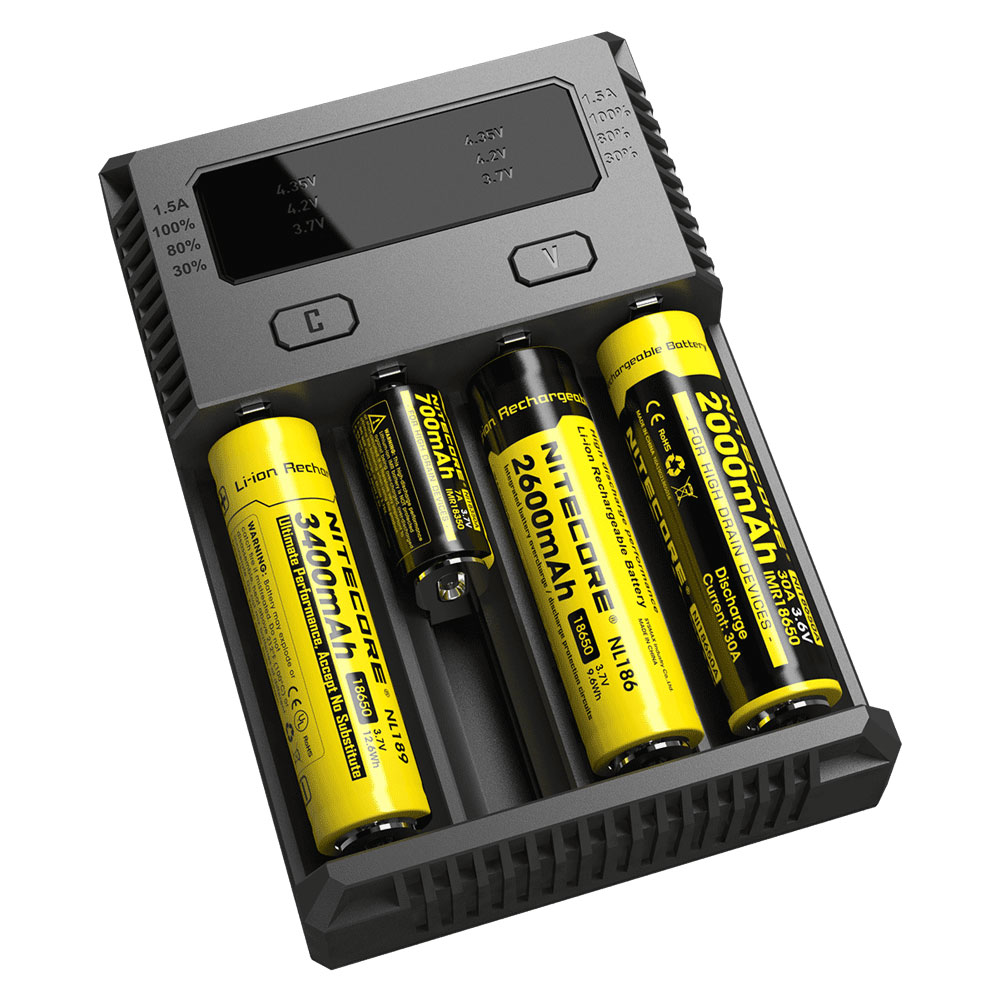 Nitecore Intellicharger Universal Battery Charger 4 Slot