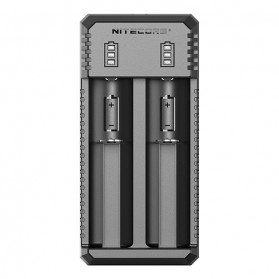NITECORE Charger Baterai Universal 2 Slot for Li-ion & NiMH - UI2 - Black - 1