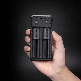 NITECORE Charger Baterai Universal 2 Slot for Li-ion & NiMH - UI2 - Black - 3