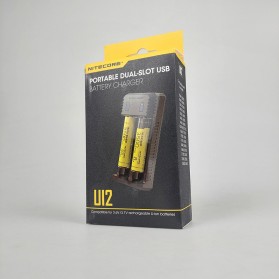 NITECORE Charger Baterai Universal 2 Slot for Li-ion & NiMH - UI2 - Black - 7