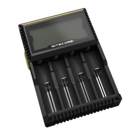 Nitecore Digicharger Universal Battery Charger 4 Slot for Li-ion and NiMH - D4 - Black - 1