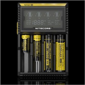 Nitecore Digicharger Universal Battery Charger 4 Slot for Li-ion and NiMH - D4 - Black - 2