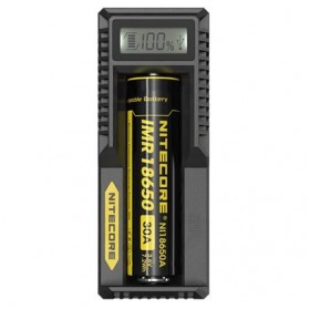 NITECORE Universal Battery Charger 1 Slot for Li-ion with LCD - UM10 - Black - 2