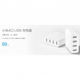Xiaomi Charger USB 4 Port 2A - White - 7