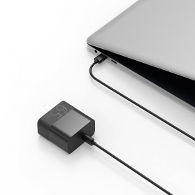 ZMI Travel Charger USB Type C QC3.0 65W Android iOS Laptop - HA712 - Black - 3