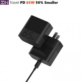 ZMI Travel Charger USB Type C QC3.0 65W Android iOS Laptop - HA712 - Black - 5
