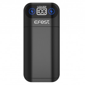 Efest Lush Box Charger Baterai Intelligent 2 Slot - Black - 1