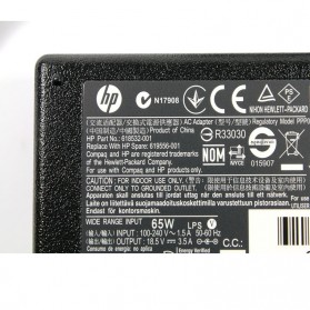 Adaptor HP 18.5v 3.5A PIN Standard - 619556-001 618532-001 - Black - 4