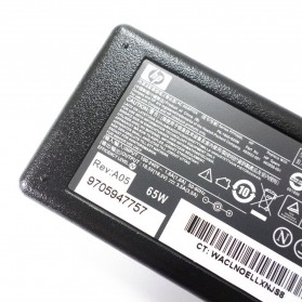 Adaptor HP 18.5v 3.5A PIN Central - 609939-001 608425-002 - Black - 2
