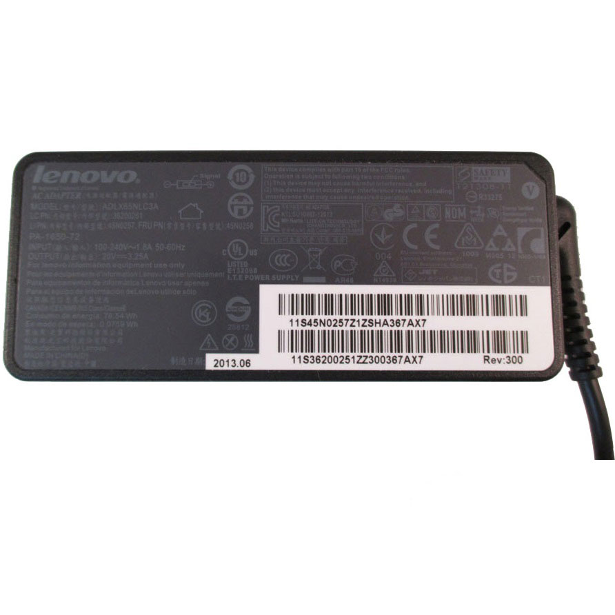 adaptor ibm lenovo 20v 3 25a pa 1650 72 square pin central black jakartanotebook adaptor ibm lenovo 20v 3 25a pa 1650 72 square pin central black jakartanotebook