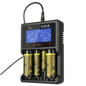 Xtar VC4 Premium Battery Charger 4 Slot for Li-ion and Ni-Mh with LCD Display - Black - 2