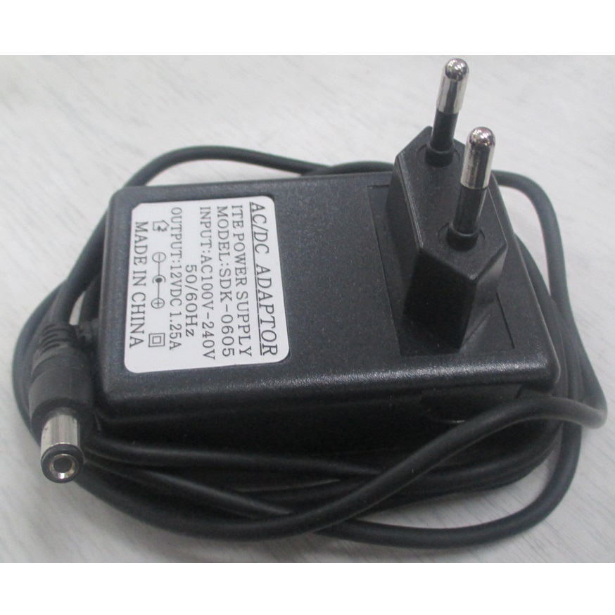 adapter sdk-0605 power Adaptor JakartaNotebook.com  1.25A SDK 12V   Black 0605