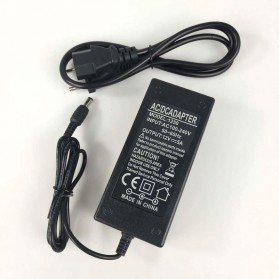 TiaoChongYi Power Adaptor 12V 5A 60W EU Plug untuk LED Strip - 1250 - Black - 2