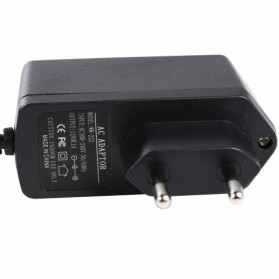 Adaptor Power 12V 1A EU Plug - WW-222 (14 DAYS) - Black - 2