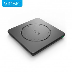 Vinsic Dapper W9 Qi Wireless Charger for Smartphone - Black - 2