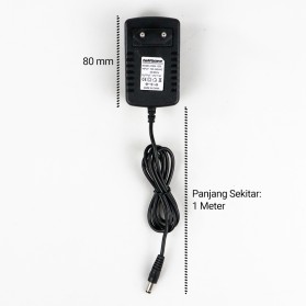 Taffware Power Adaptor LED Strip EU Plug DC12V 3A - DSM-1230 - Black - 6