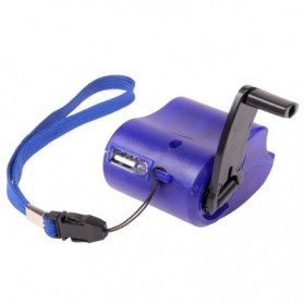 Charger Smartphone Tenaga Kinektik - Blue - 1