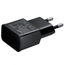 USBO Travel Adaptor USB Charger 5V 2.0A for Smartphone - ETA-U90EWE - Black - 1
