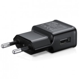 USBO Travel Adaptor USB Charger 5V 2.0A for Smartphone - ETA-U90EWE - Black - 2